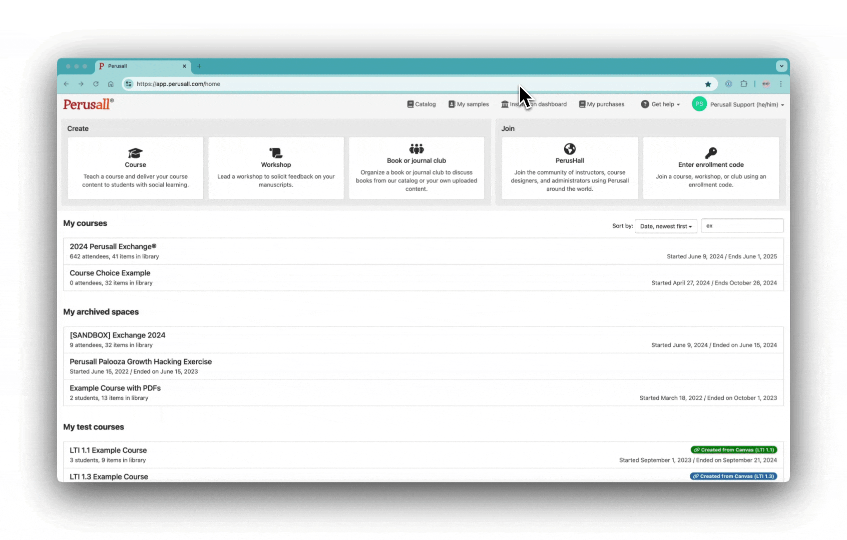 adding lti deployment credentials to the institutional dashboard in perusall for LTI 1.3