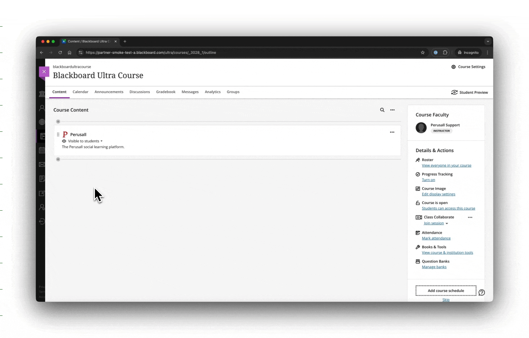 gif of adding deep link in blackboard ultra by navigating to the content market