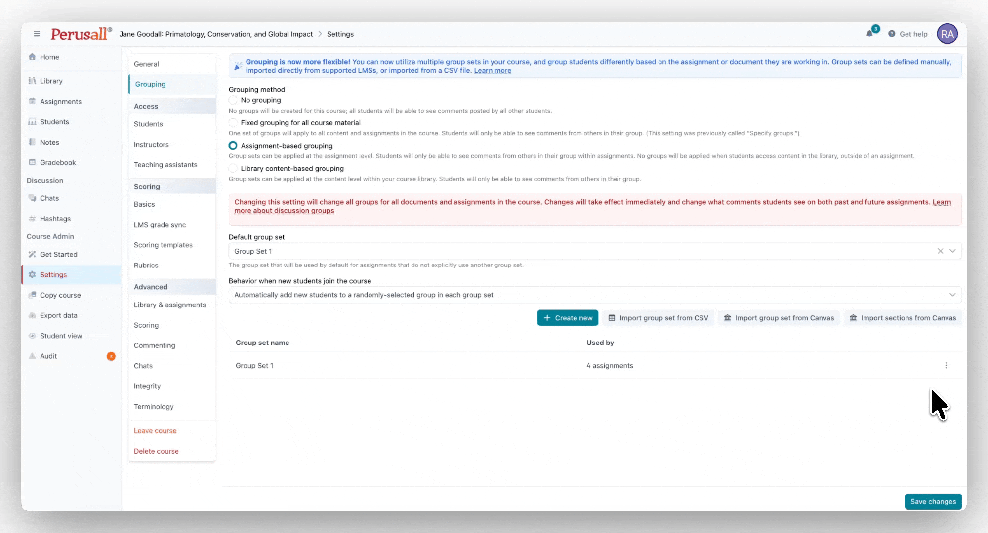 Group set duplication within Perusall grouping.gif