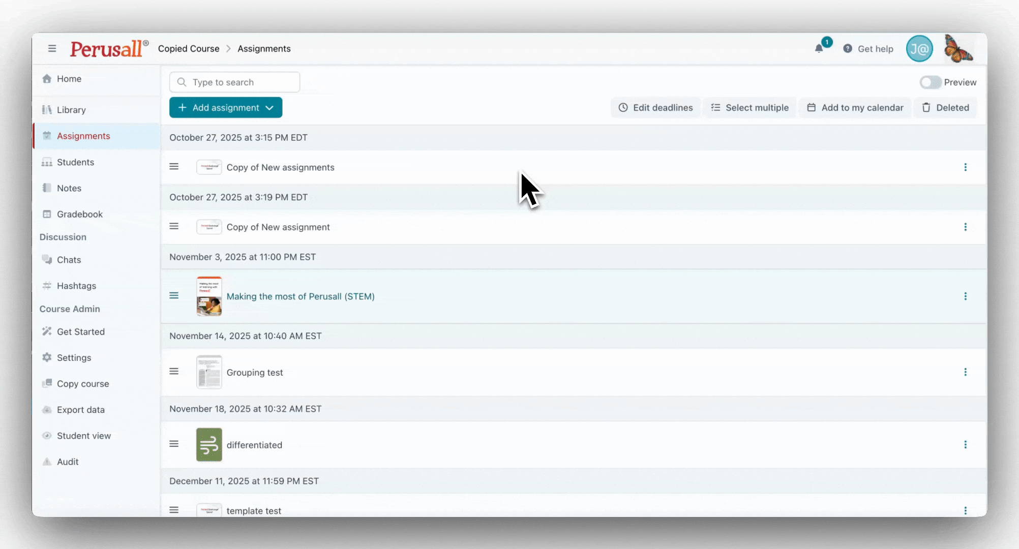 Viewing assignment options.gif